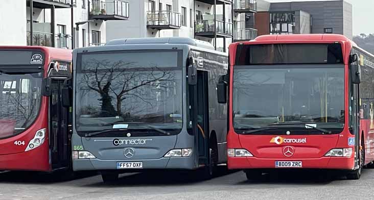 Mercedes Citaro Thames Transit 865 & Carousel 876